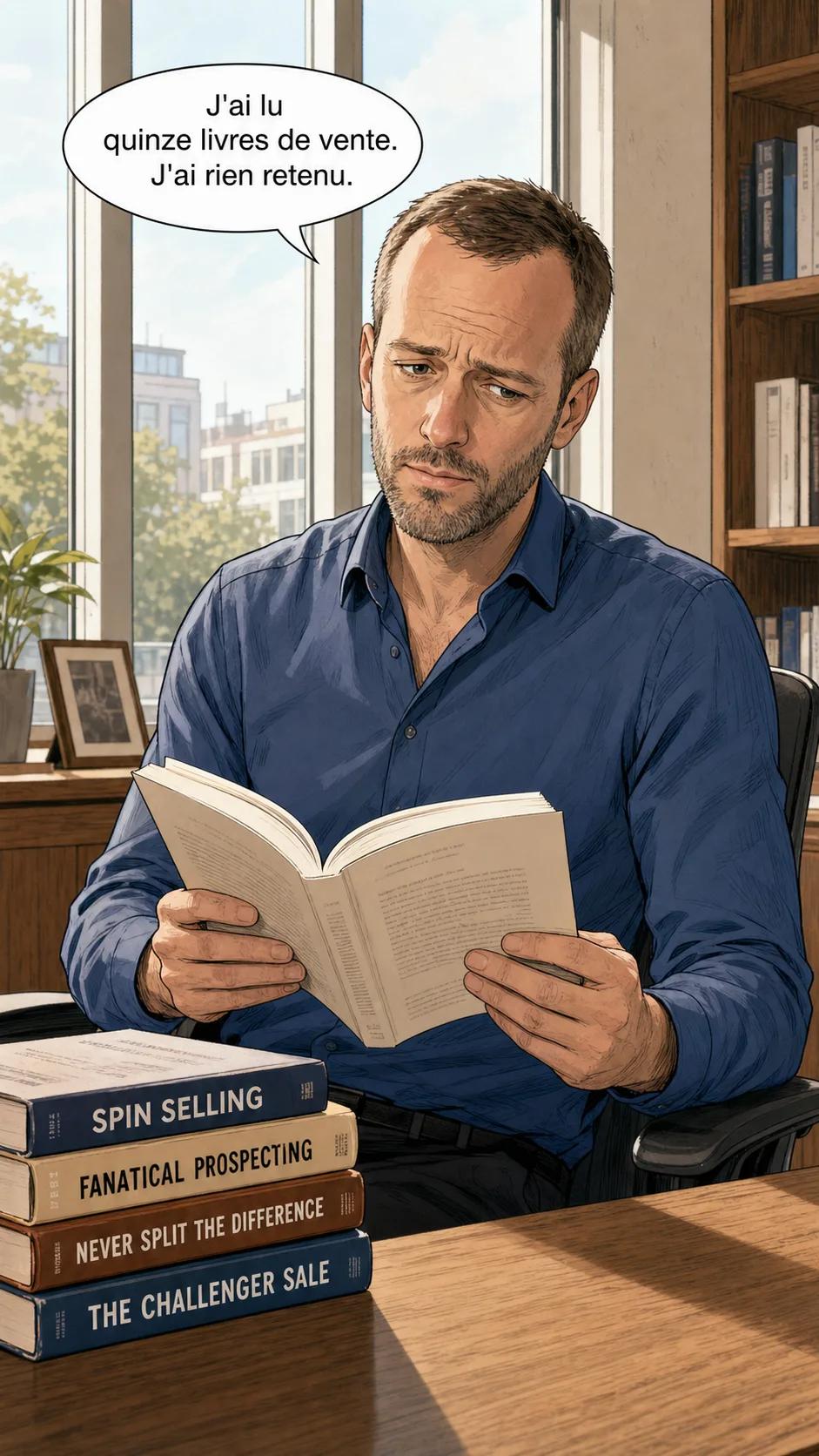 Couverture : 7 livres de vente qui changent la pratique
