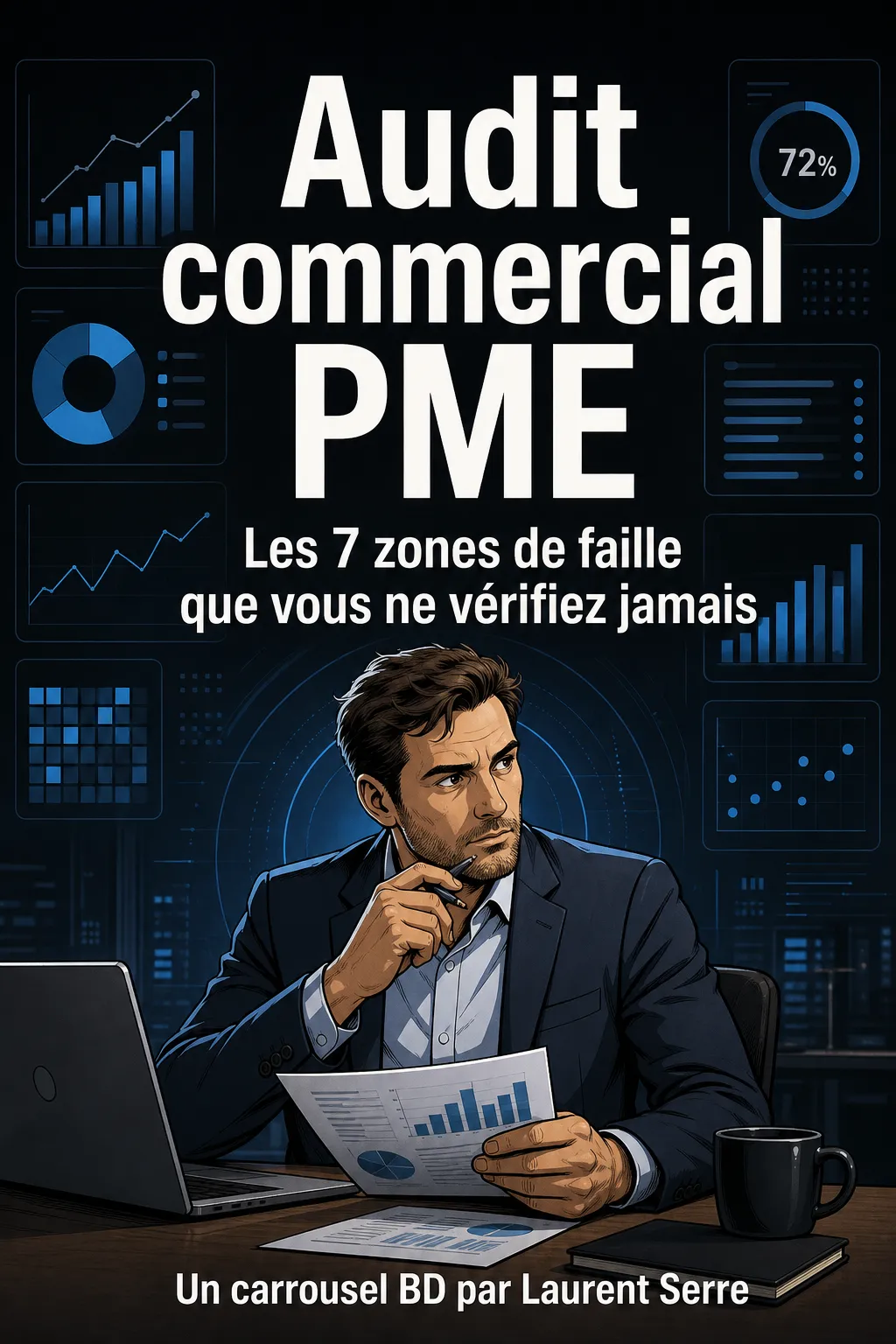 Couverture : Les 7 zones de faille de votre audit commercial