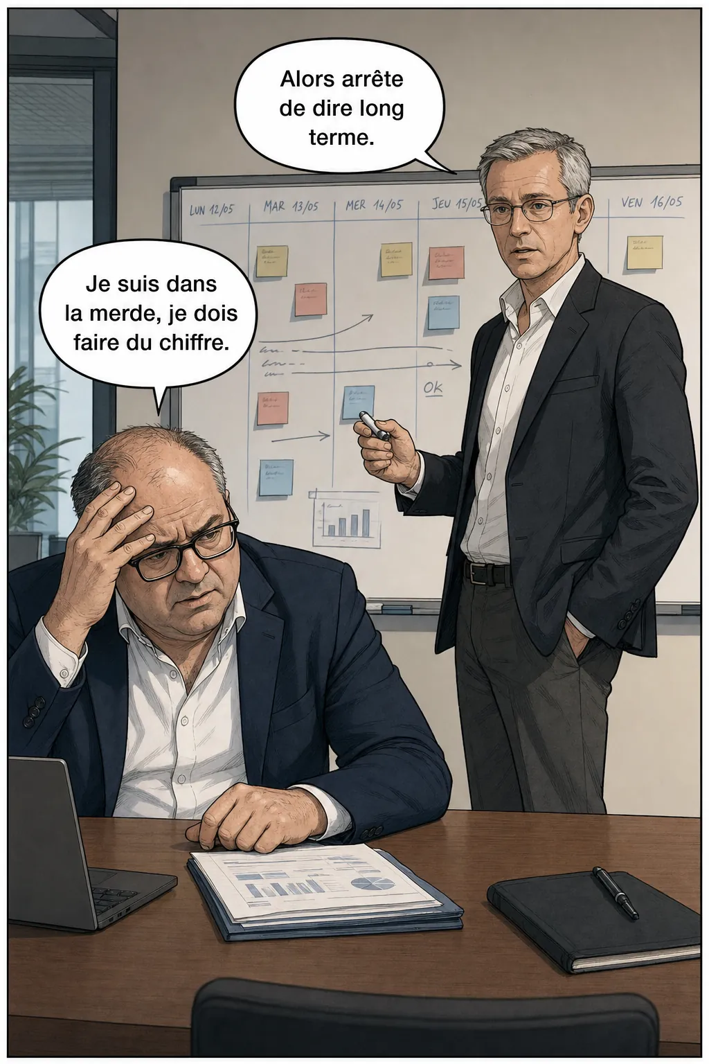Schizophrénie stratégique : contradictions dirigeant