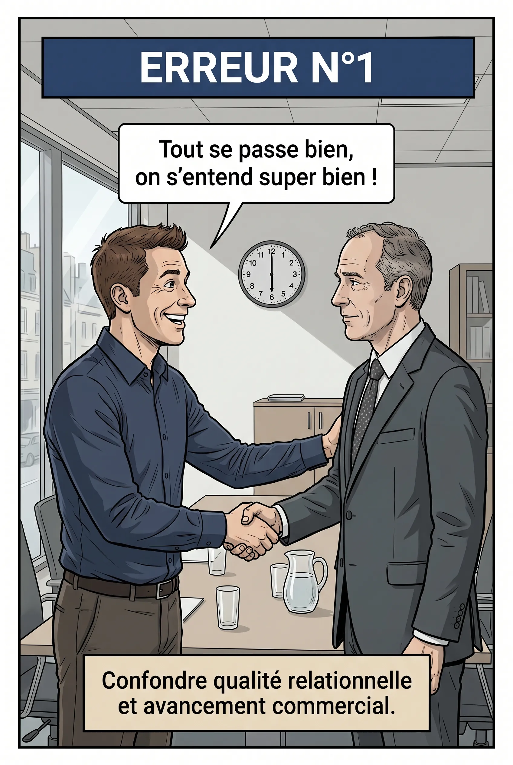 Erreur 1 : confondre relationnel et avancement