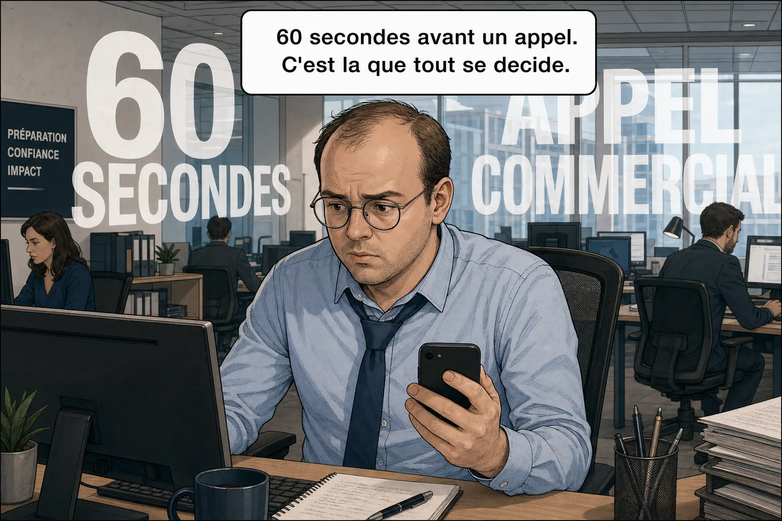 Cover - 60 secondes avant un appel, la minute de vérité