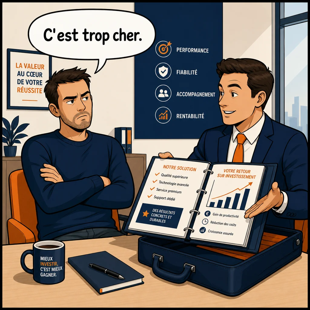 Objection « c'est trop cher »