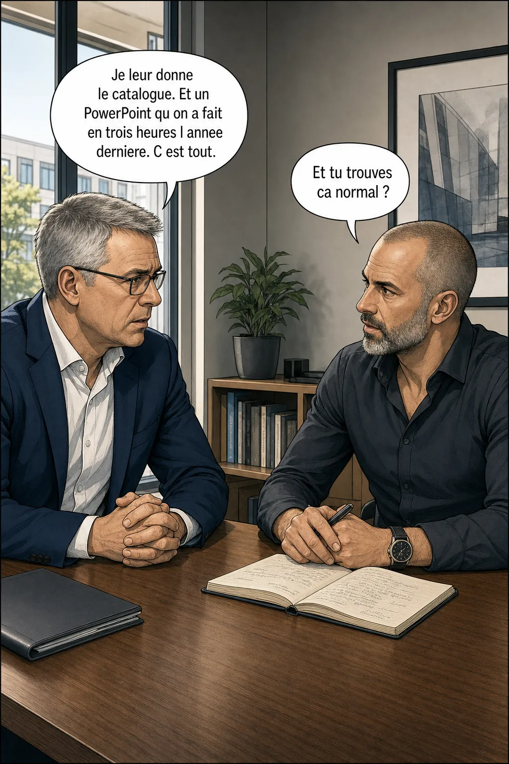 Le constat : rien de structuré pour vendre
