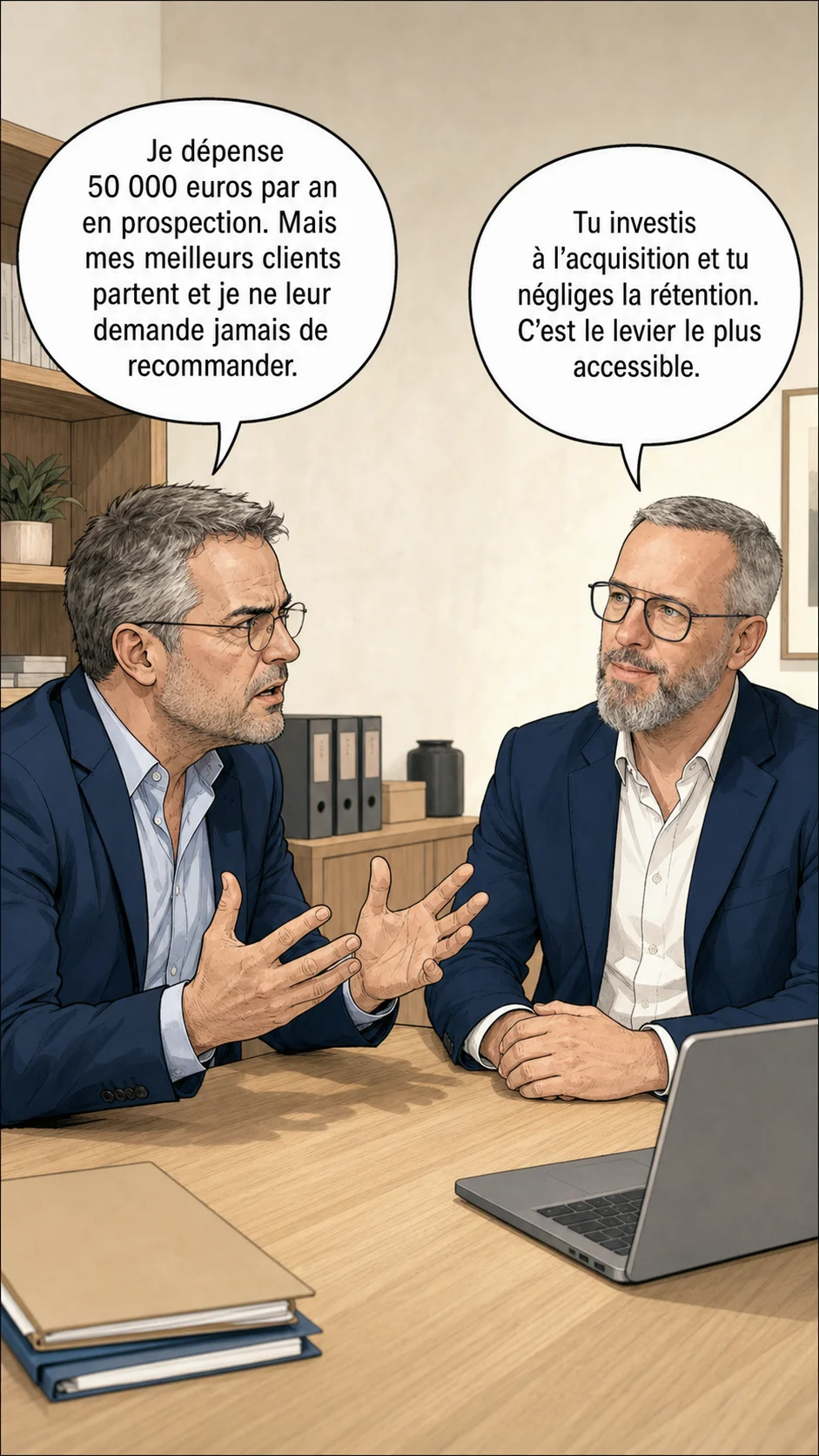 Le paradoxe : investir en prospection, negliger la retention