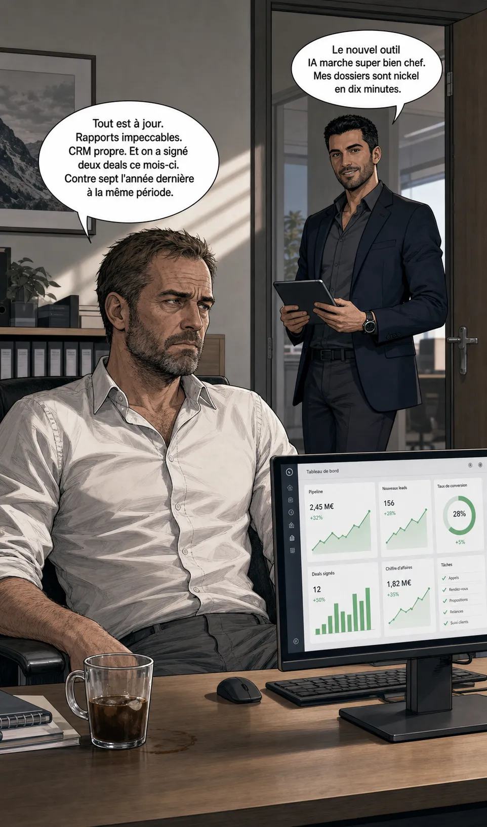 Cover : L'IA ne fera pas le travail du commercial, elle montre qui sait vraiment vendre