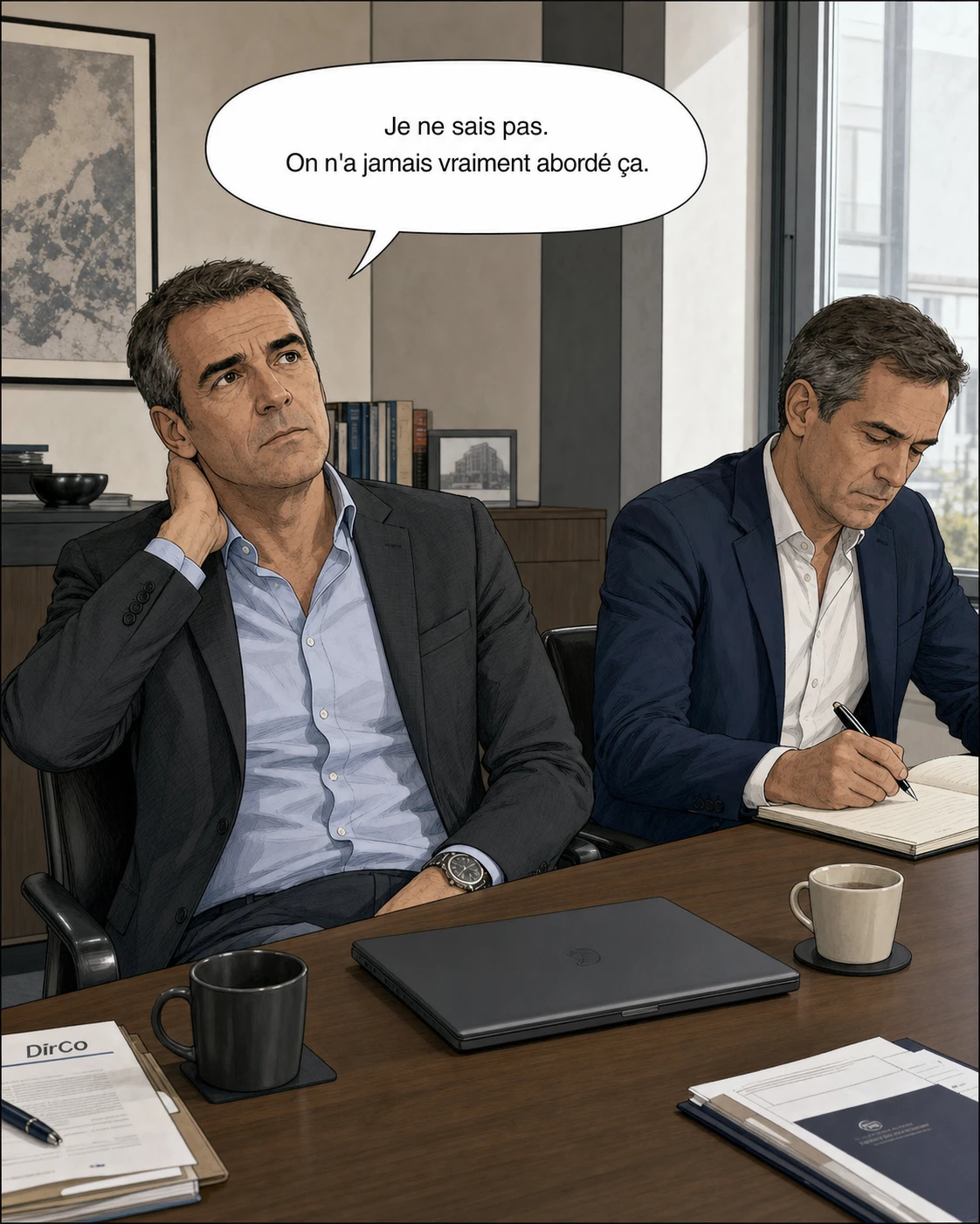 Rémi réfléchit et admet qu'il n'a jamais travaillé la question du coût du statu quo avec ses prospects