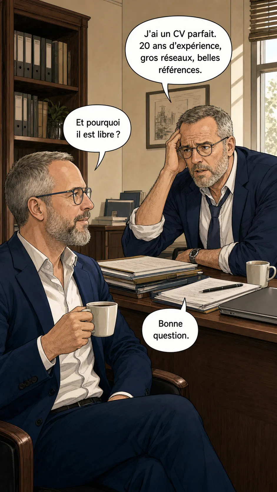 Le dilemme du dirigeant : un CV parfait mais une question qui dérange